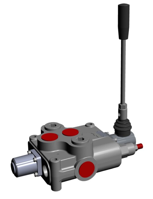 Distributeur monobloc manuel 1" 120 L/M 1 fonction double effet